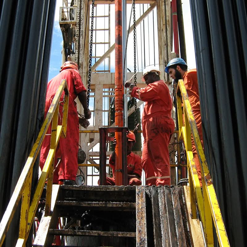 Power Save ESP system being run in hole on land rig